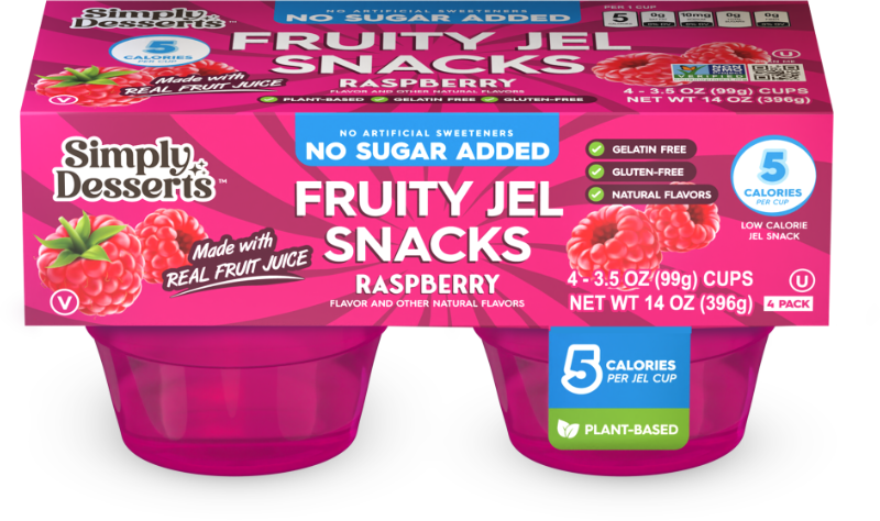 4 Pack Raspberry 3.5oz