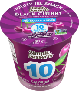 Fruity Jel Snack Black Cherry 5oz