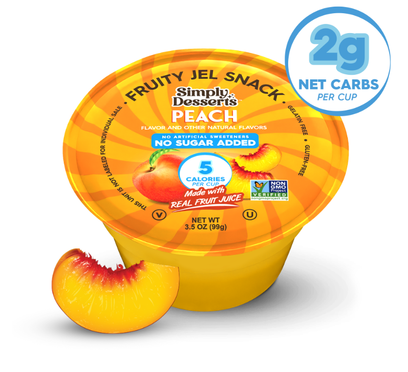 Peach Fruity Jel Snack